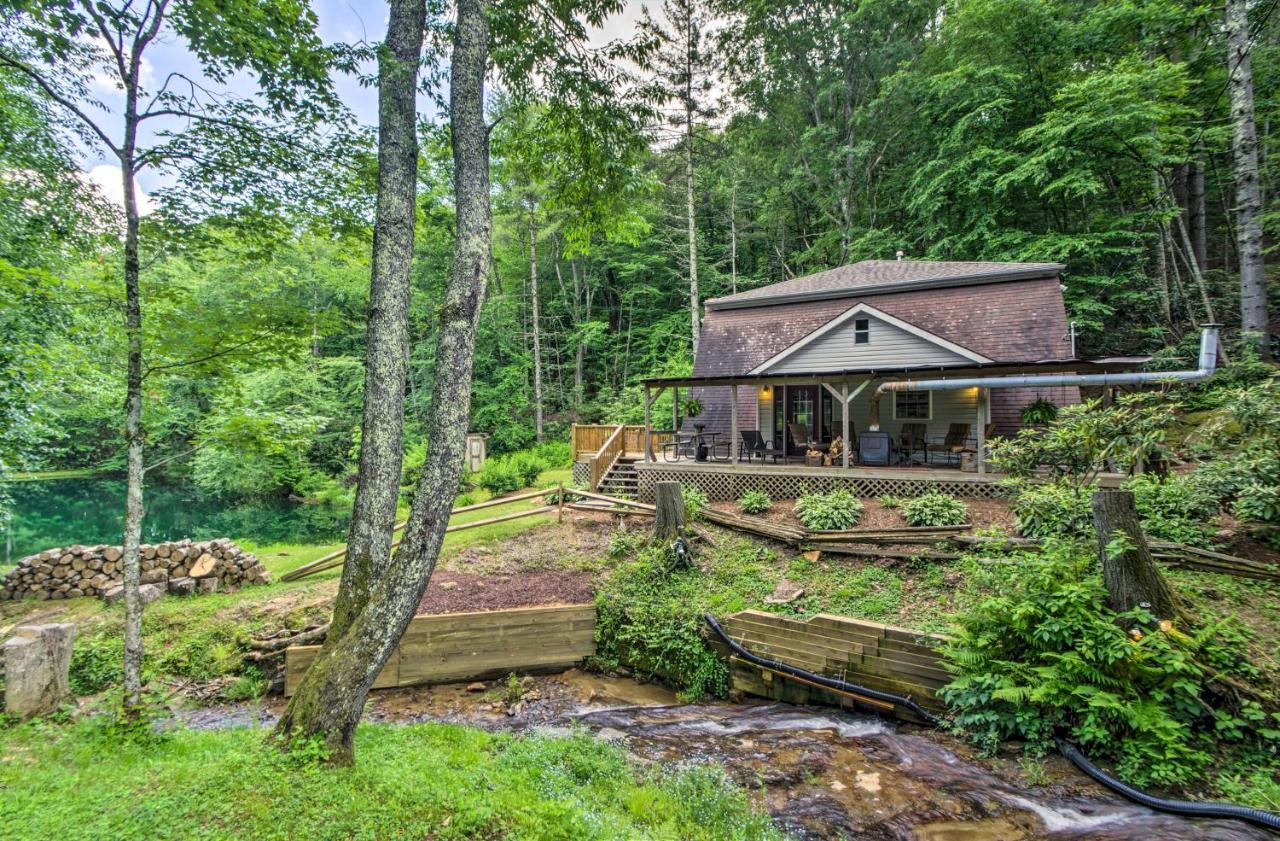 Serene Todd Getaway With Private Pond And Creek Views! Exteriör bild