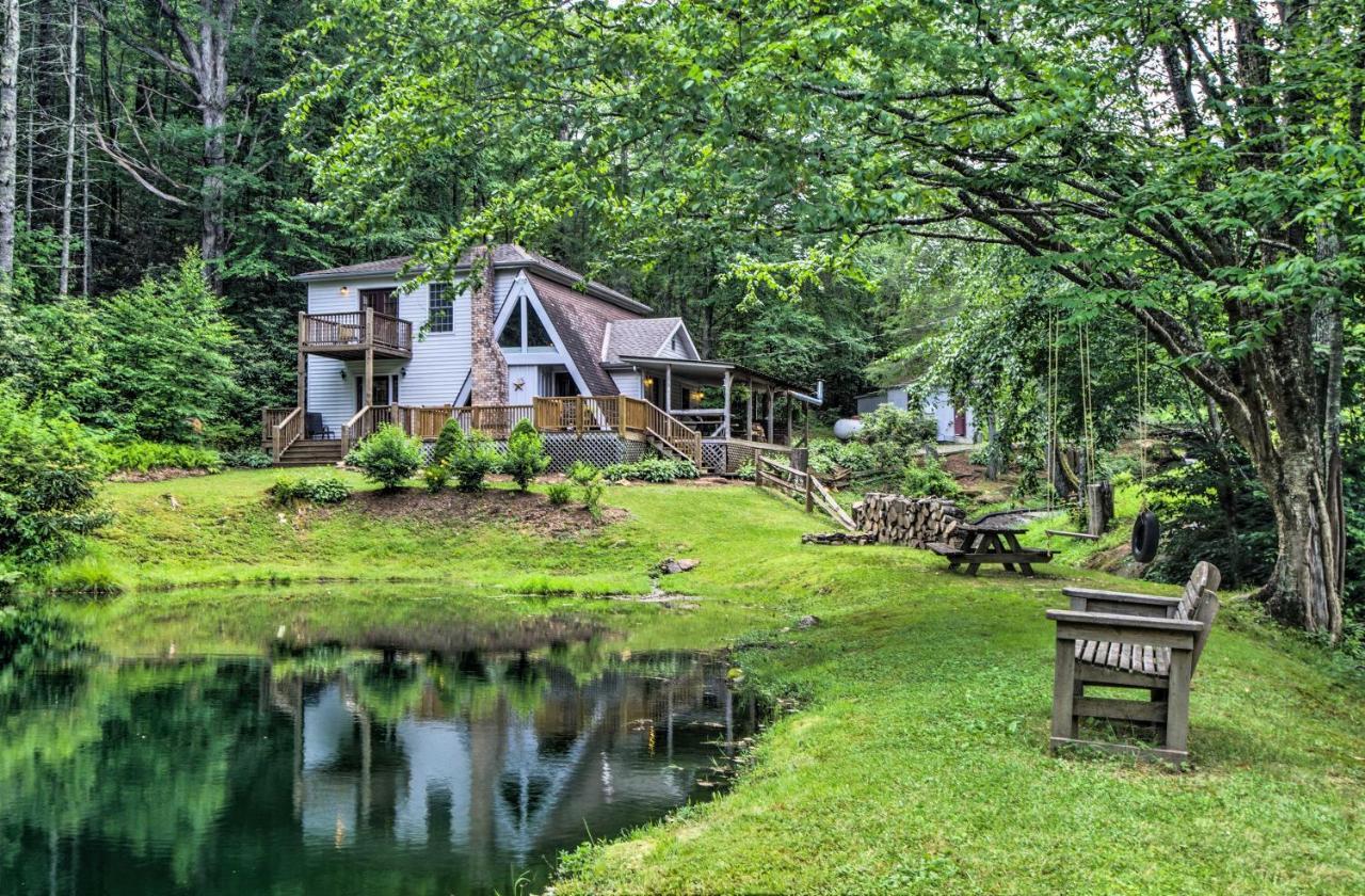 Serene Todd Getaway With Private Pond And Creek Views! Exteriör bild
