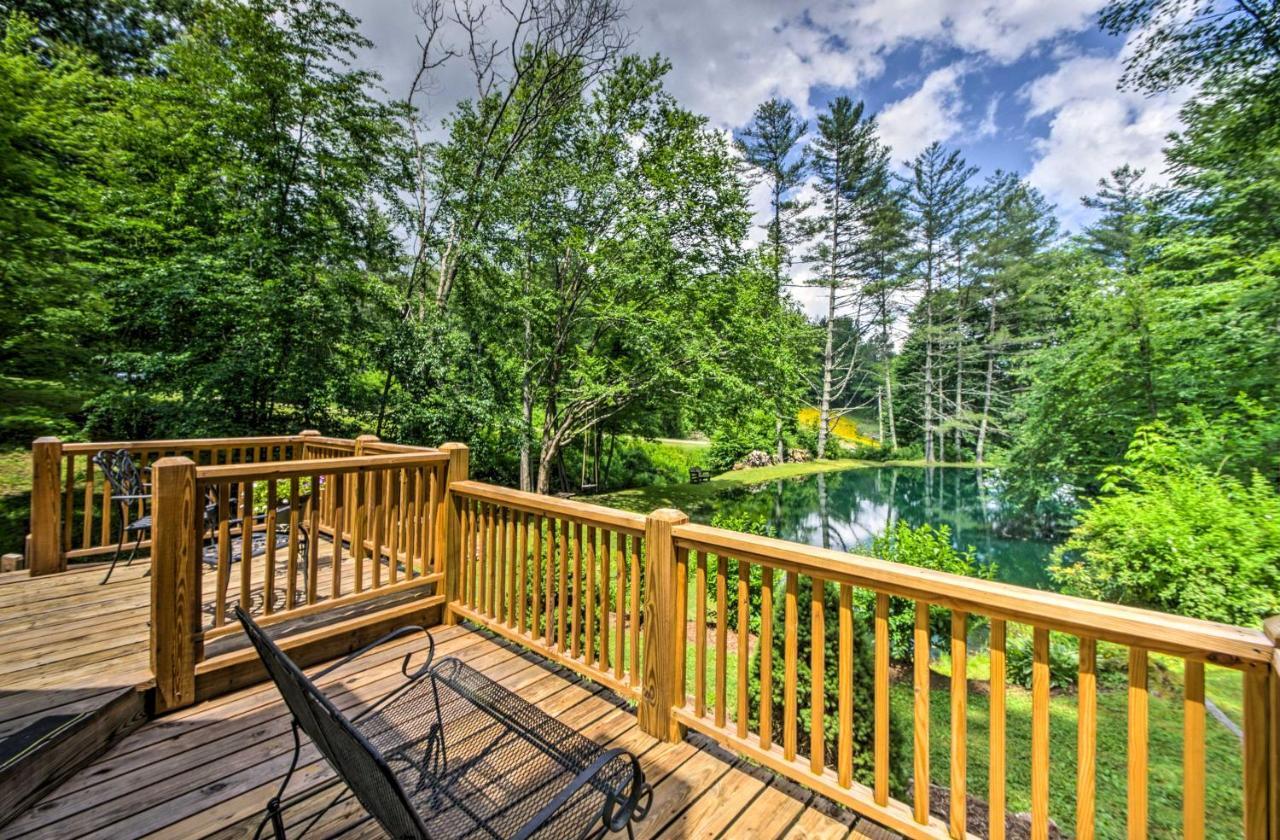 Serene Todd Getaway With Private Pond And Creek Views! Exteriör bild