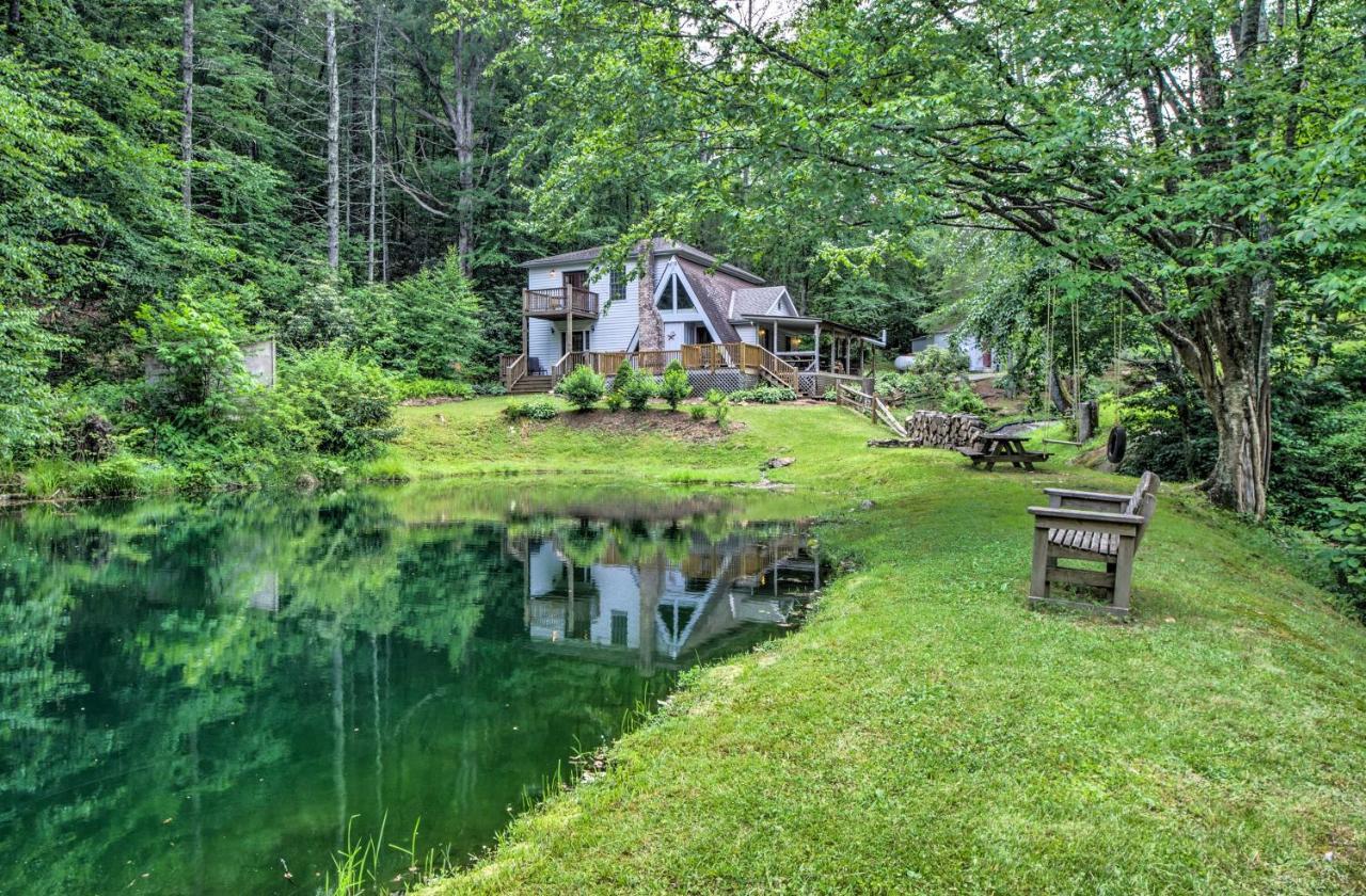 Serene Todd Getaway With Private Pond And Creek Views! Exteriör bild